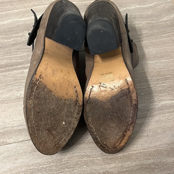 Rag & Bone ‘Harrow’ Distressed Suede Ankle Boot - Picture 6 of 9